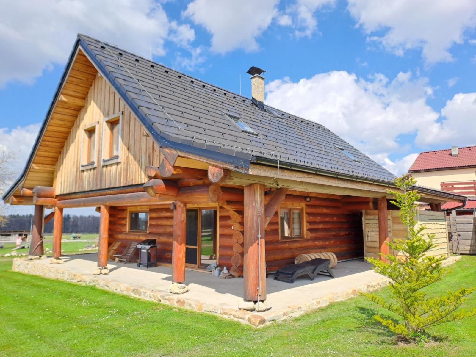 Wellness Srub U Holubu Villa Malsice Exterior foto