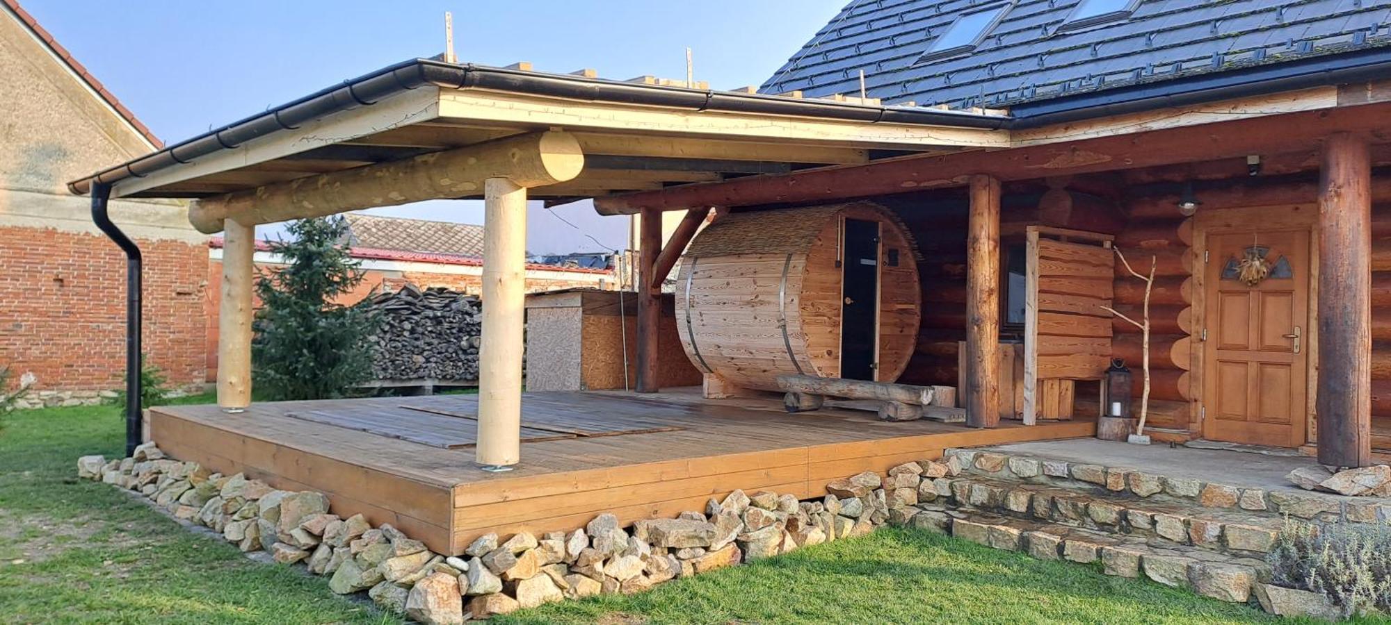 Wellness Srub U Holubu Villa Malsice Exterior foto